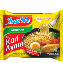 

[5PCS] INDOMIE MIE INSTANT KARI AYAM PACK 72GRAM