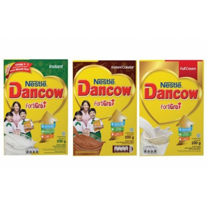 

Dancow Fortigrow Dancow Instant Dancow Full Cream Box 195 gr Dancow Coklat 195g