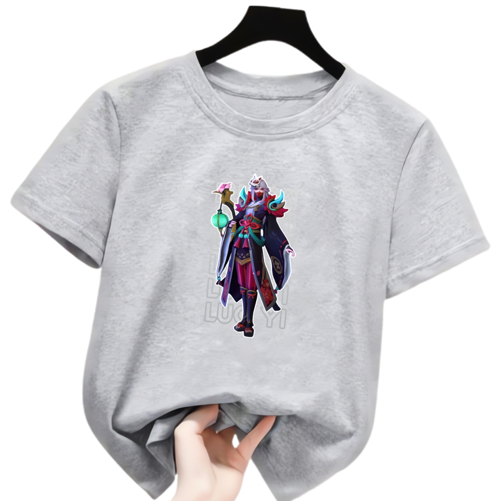 Kaos atasan anak DISTRO UNISEX para GAMERS (MOBILE LEGEND) untuk anak usia 2-12 tahun