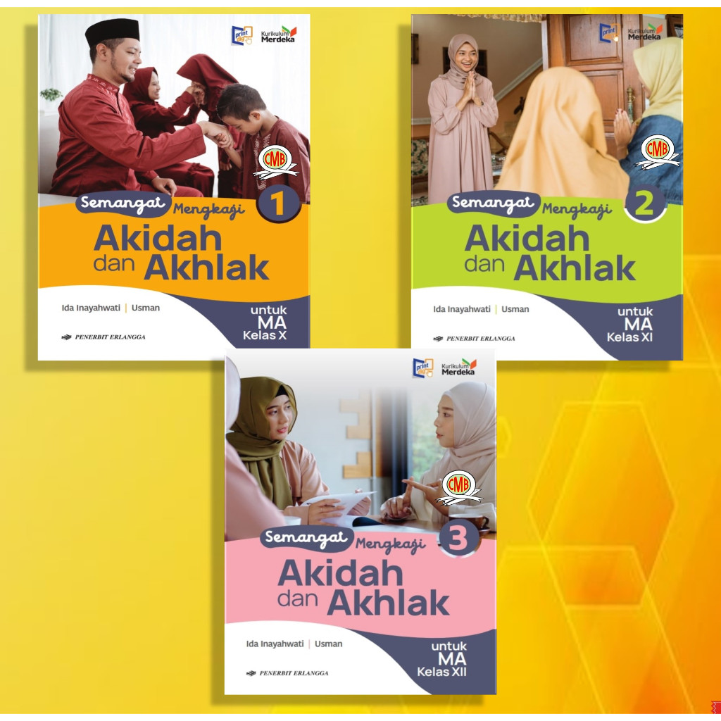 [Penerbit Erlangga] SEMANGAT MENGKAJI AKIDAH AKHLAK MA Kelas 10, 11, & 12 Kurikulum Merdeka