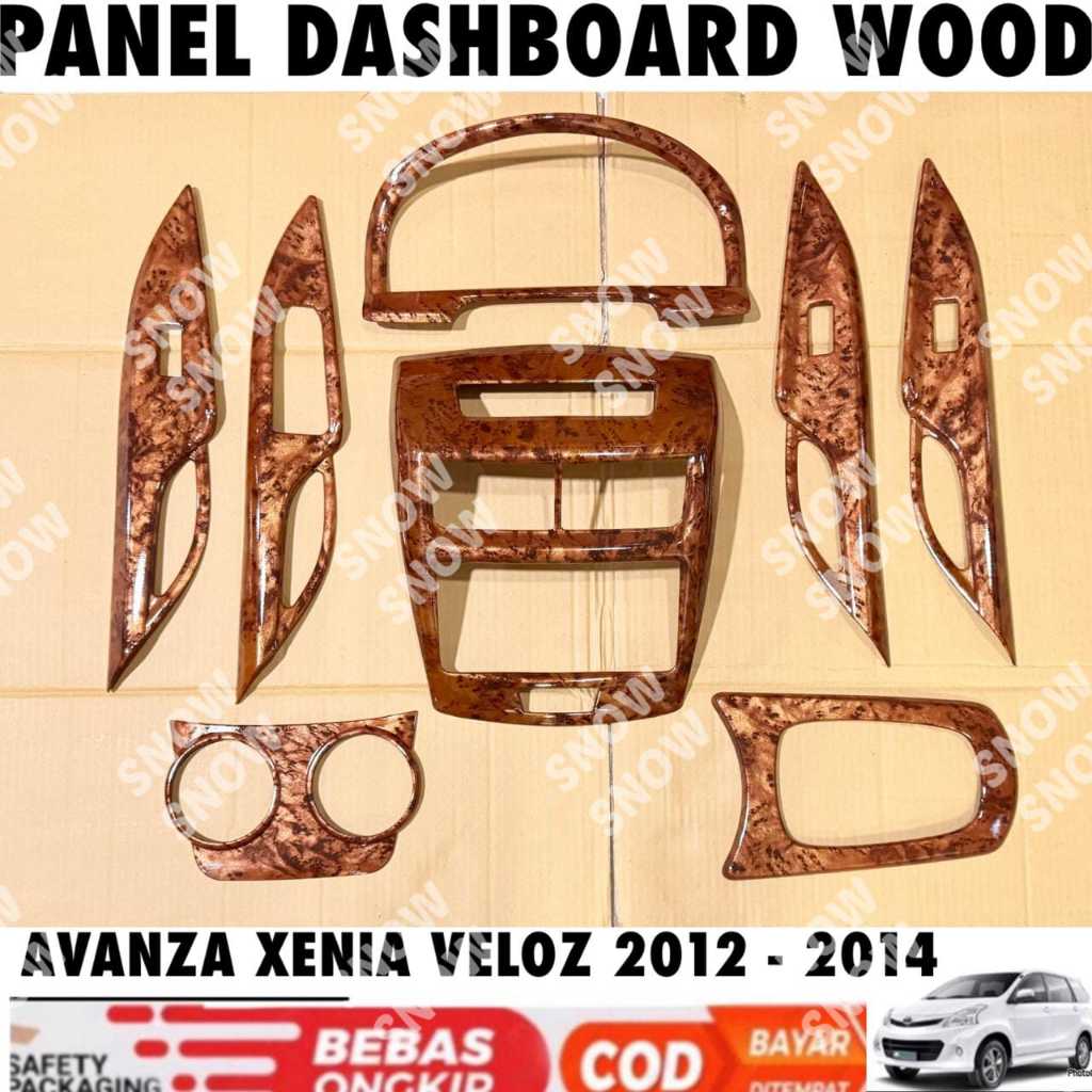 Panel Dashboard Wood All New Avanza Xenia Veloz 2012 2013 2014