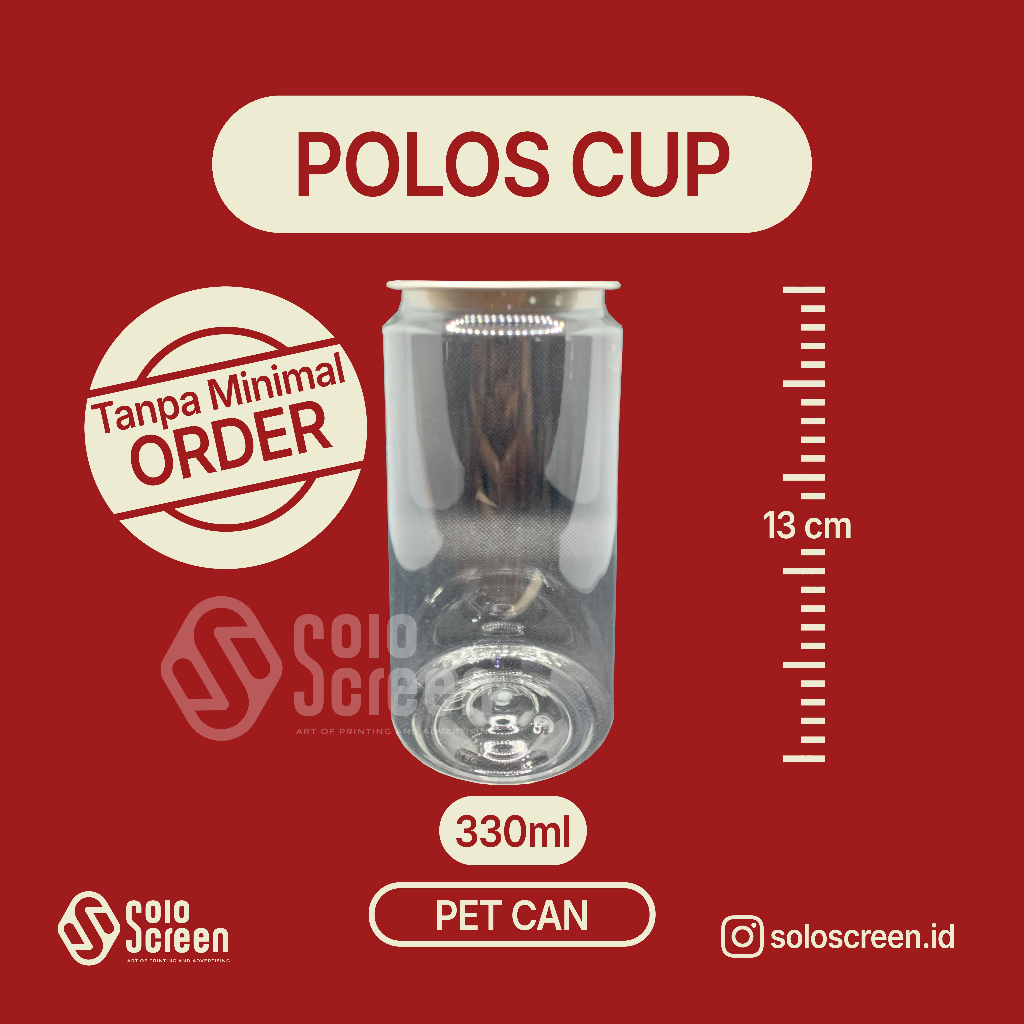 PET CAN 330ML POLOS