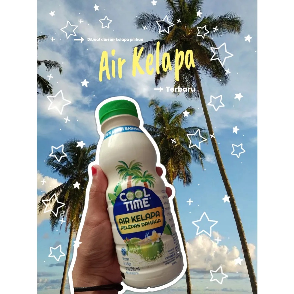 

Cool Time Coconut Water Kemasan Botol 350ml Cooltime air kelapa 1pc