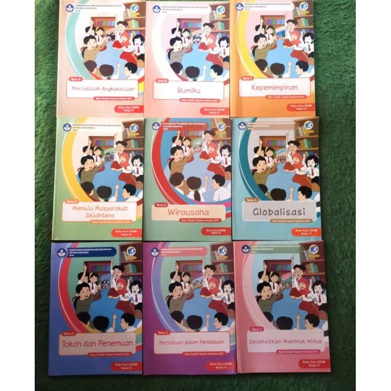 ORIGINAL BUKU GURU TEMATIK TERPADU KELAS 6 SD/MI TEMA 1 2 3 4 5 6 7 8 9 MENJELAJAH ANGKASA LUAR BUMI
