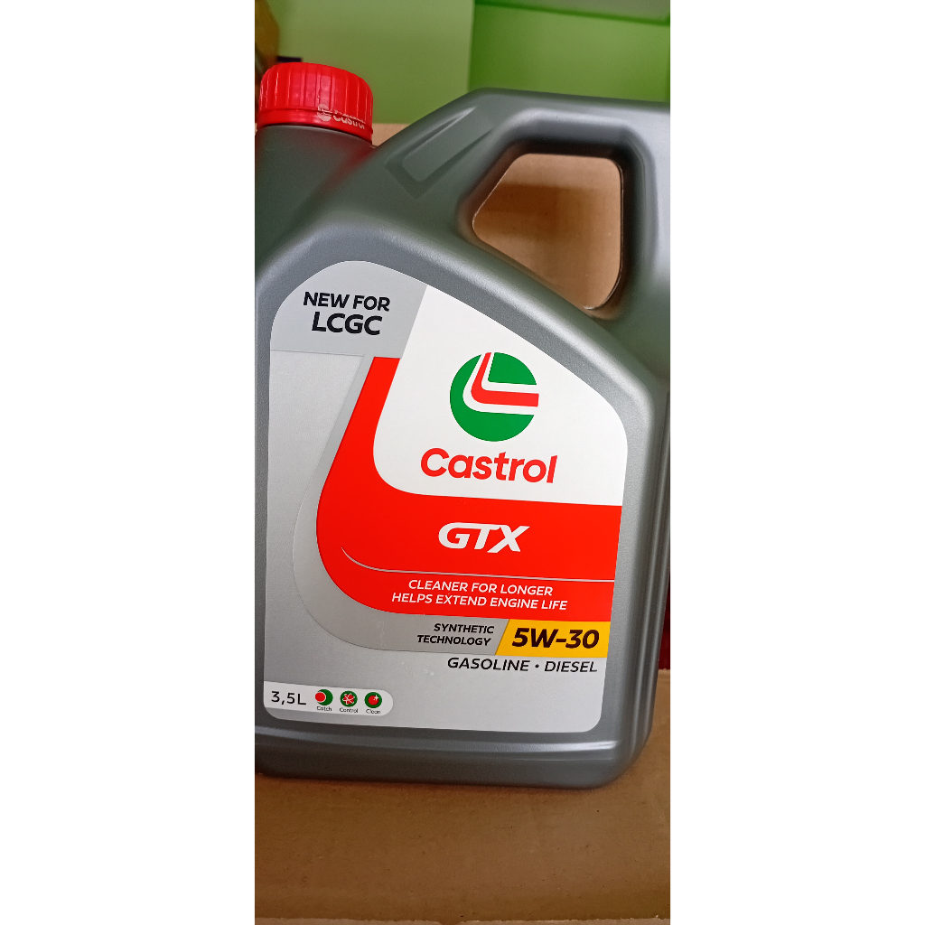 Oli Mobil Castrol GTX Ultraclean 5W-30 3.5L – Full Synthetic Engine Oil