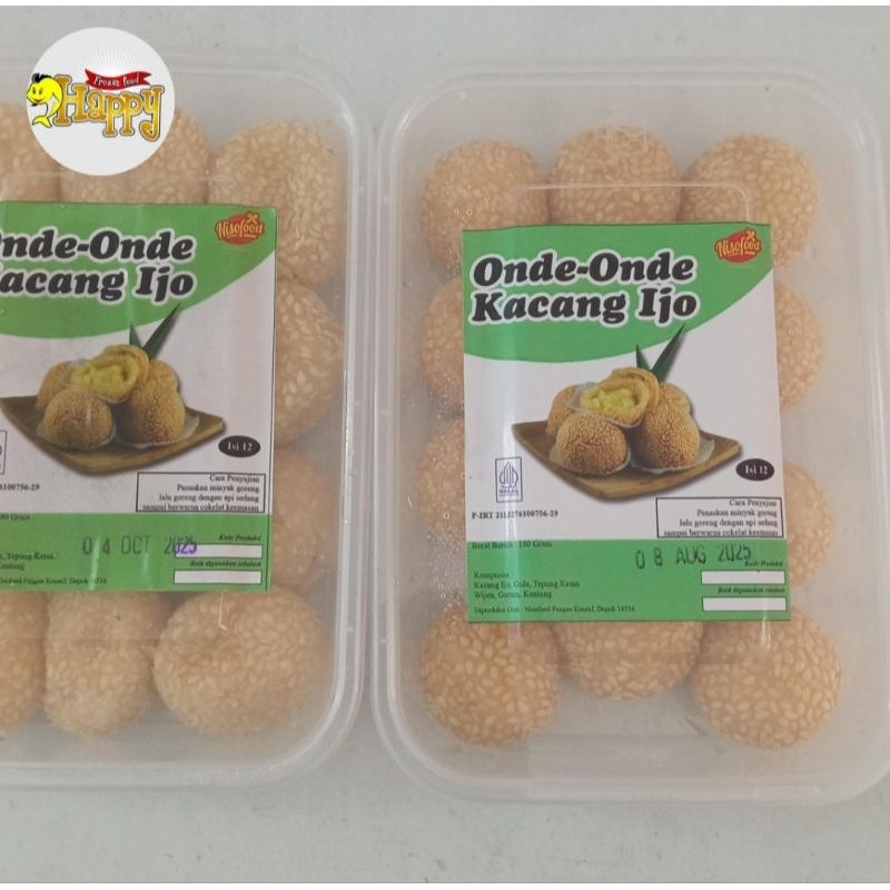 

Onde Onde Kacang Hijau Beku Frozen isi 12