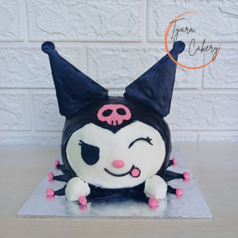 

H-1 | Cake Kuromi | Cake Bentuk Kuromi | Cake Custom Bandung