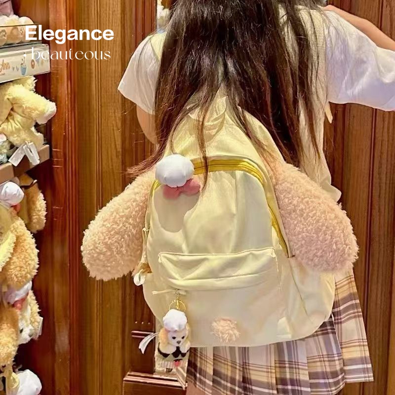 Tas Bahu Lucu Tas Ransel Mahasiswa Kapasitas Besar Ransel Wanita Fashion Tas Korea Perguruan Tinggi 