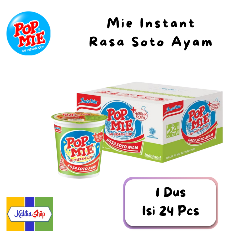 

Mie Pop Mie Rasa Soto Ayam 1 Dus