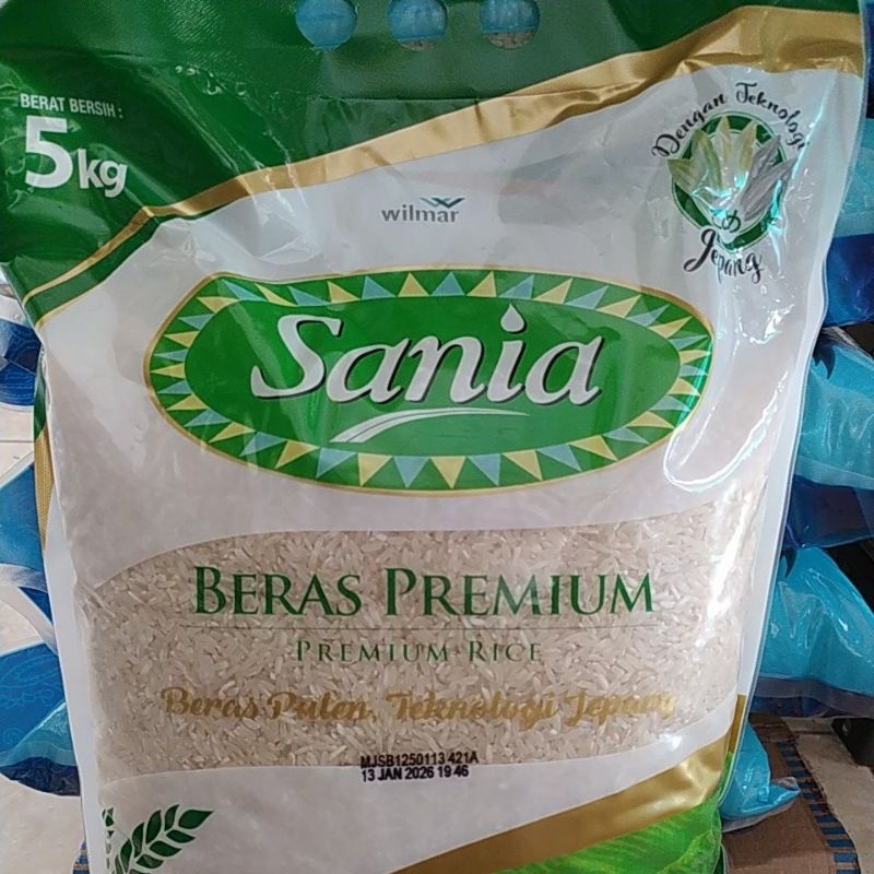 

Beras Sania 5 Kg .