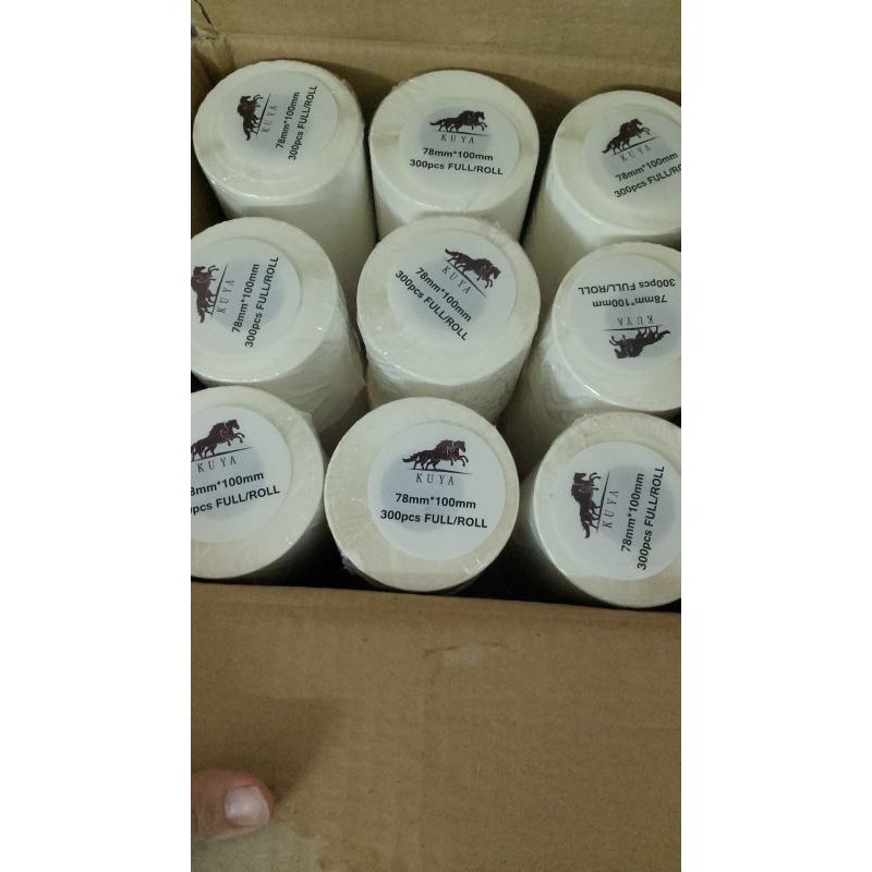 

KERTAS THERMAL 100X150 MERK KUYA ROLL