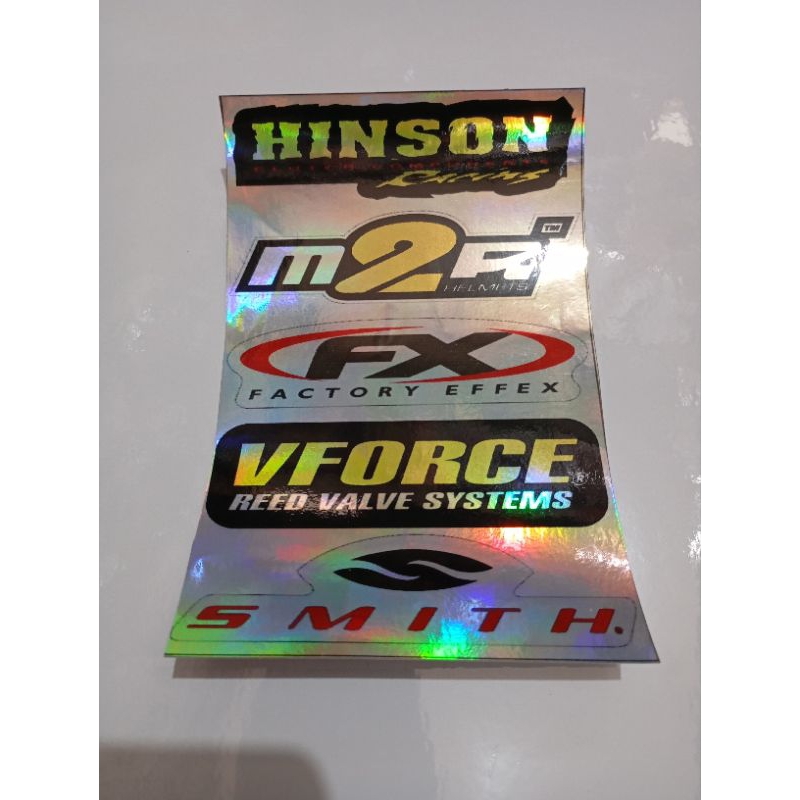 

Stiker tulisan papan hologram