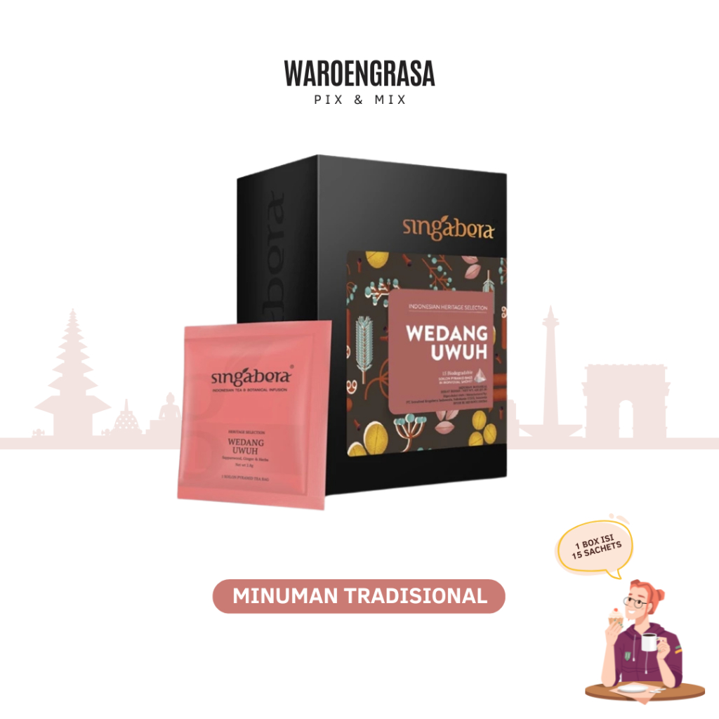 

Singabera Wedang Uwuh - Minuman Tradisional - 15 sachets