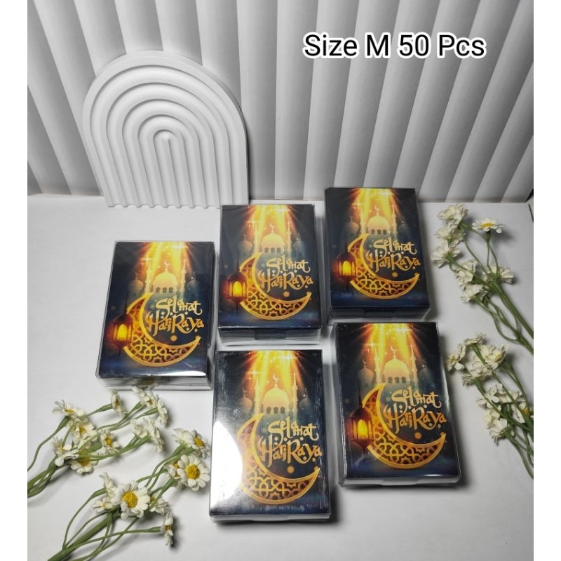 

Amplop lebaran Idul Fitri (isi 50pcs) Ukuran Sedang 7 X 10cm Kemasan Mika Kualitas Impor Tebal