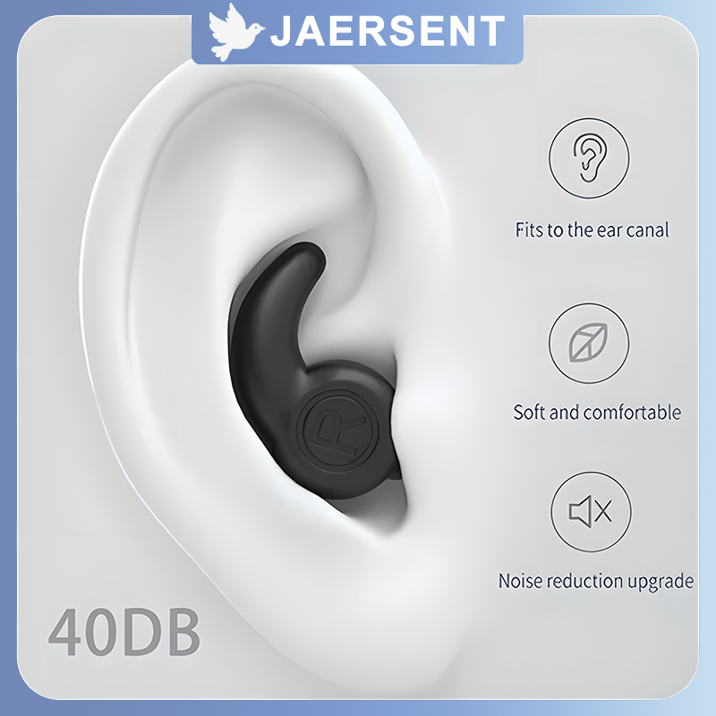 Earplug 3 Layer Deep Sleep Earplug Silikon Nano Ear Plug Peredam Suara Penutup Kuping Untuk Tidur