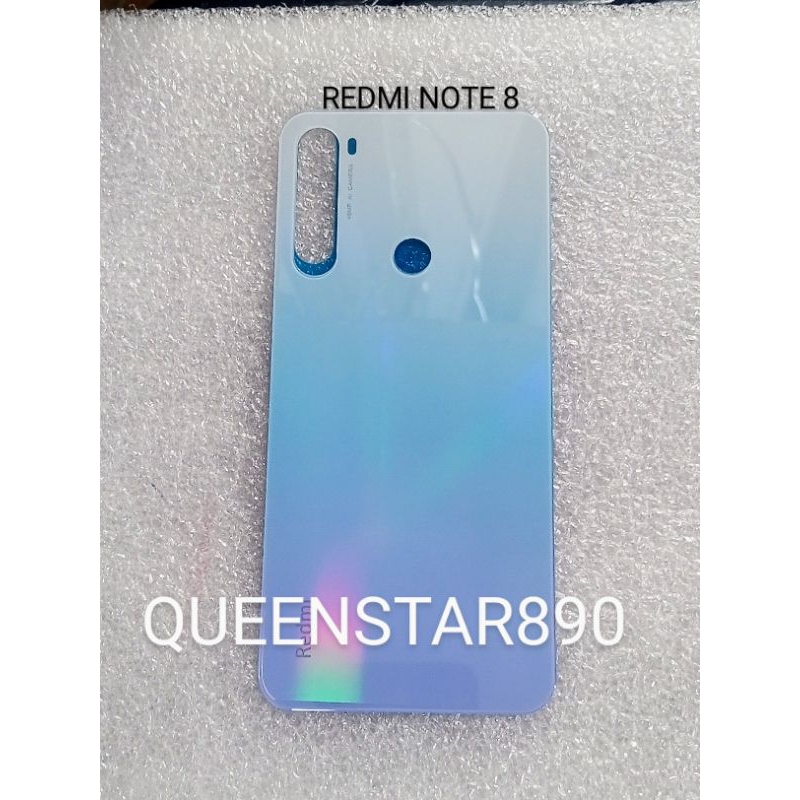 BACKDOOR REDMI NOTE 8 WHITE BIRU