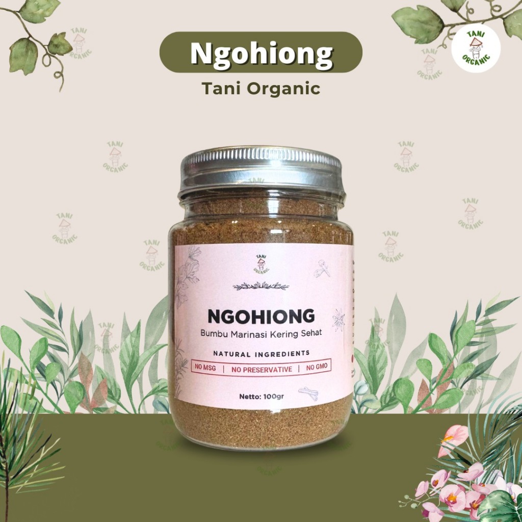 

Tani Organic Bubuk Ngohiong Bumbu Bubuk Chinese Five Spice 100 gram - Bumbu Marinasi Serba Guna Rendah Kalori dan Lemak - Bumbu Serbaguna Tanpa Pengawet - House Blend Dry Rub Bumbu Marinasi Mix Mix MixMix