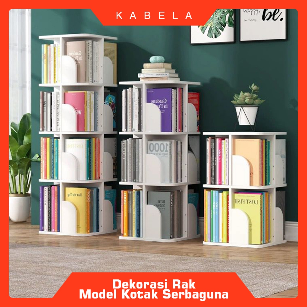 

KABELA - Rak buku berputar, Rak buku muliti-lapis