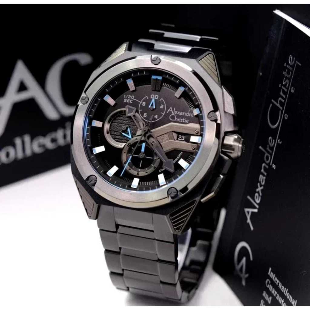 Jam Tangan Pria Alexandre Christie ACF 6624 Original