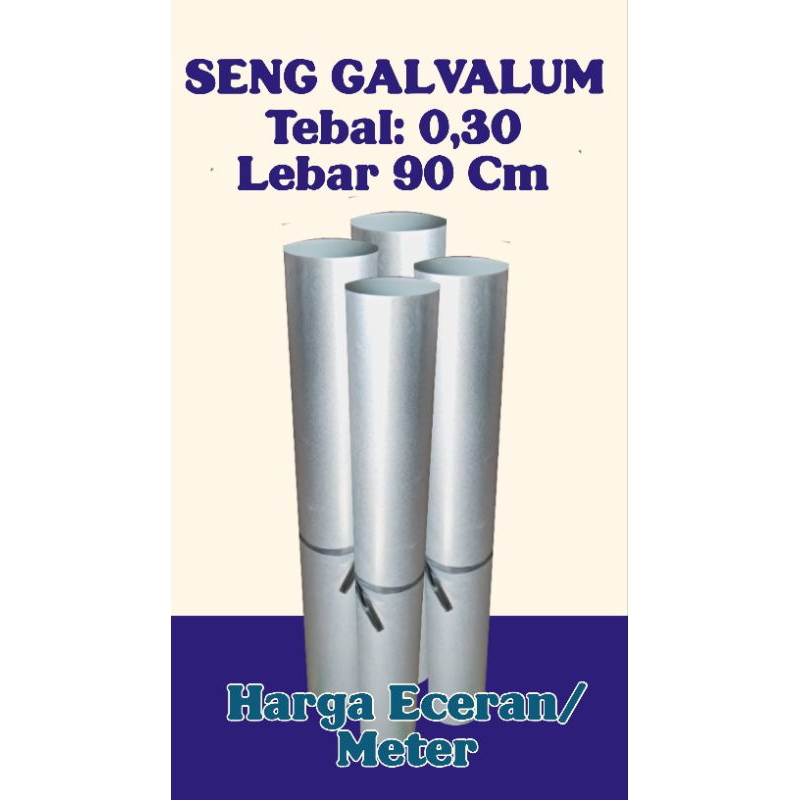 Seng Galvalum/Talang  90cm