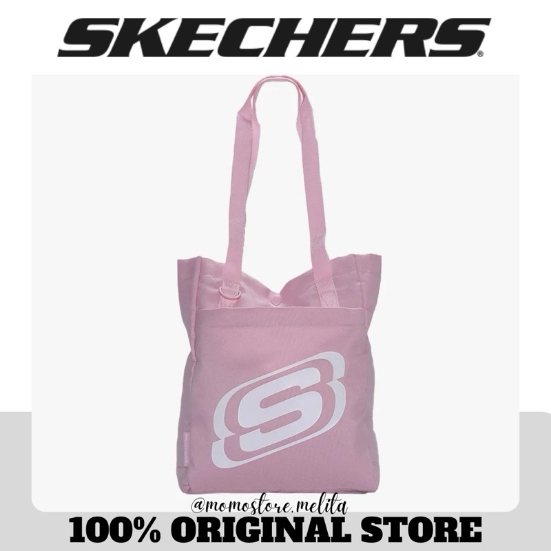 SKECHERS Tote Bag Pink Tas Original