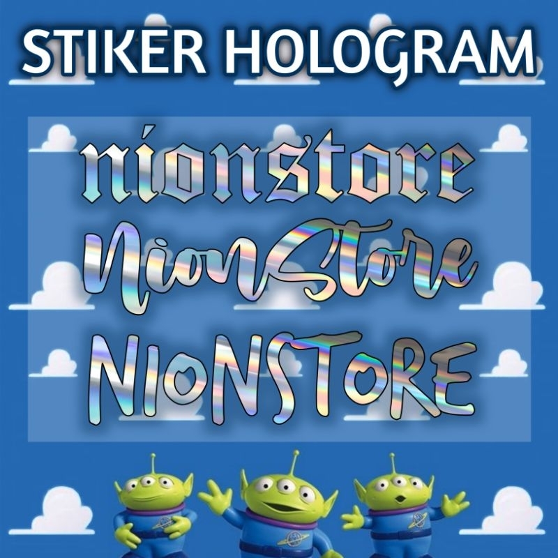 

STIKER HOLOGRAM CUSTOM NAMA TULISAN