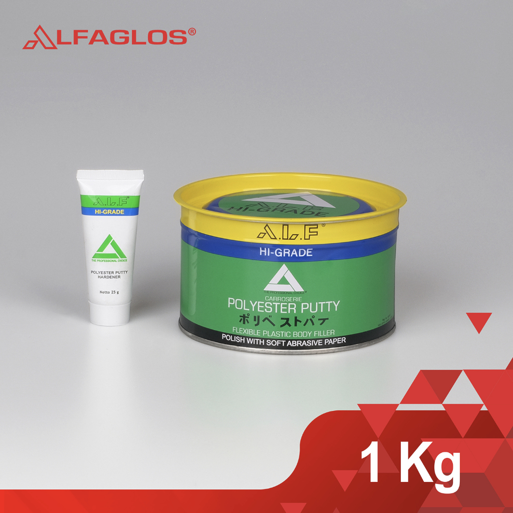 Alfaglos Hi-Grade Polyester Putty / Dempul Hi-Grade 1 kg