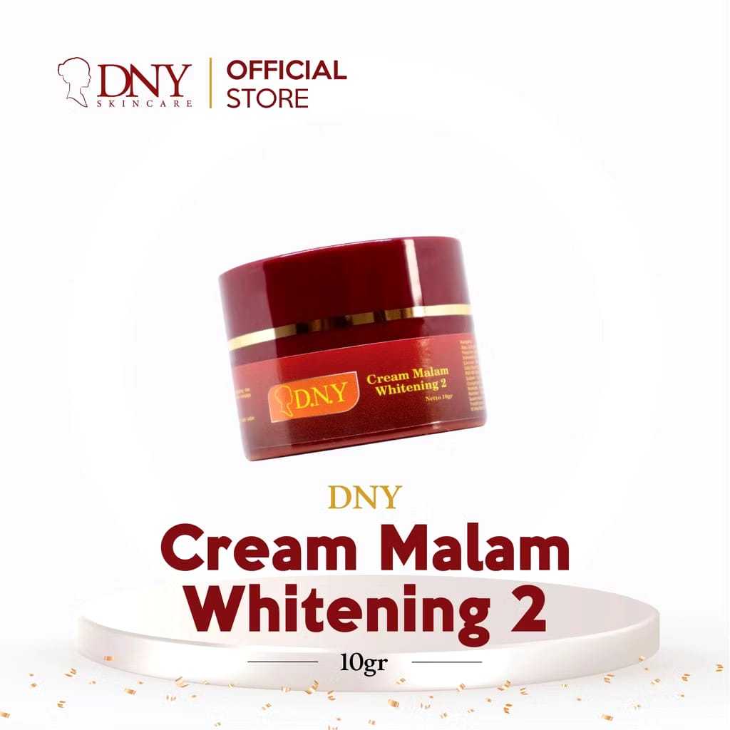 DNY Skincare Cream Malam Whitening 2 dan cream pagi whitening 2