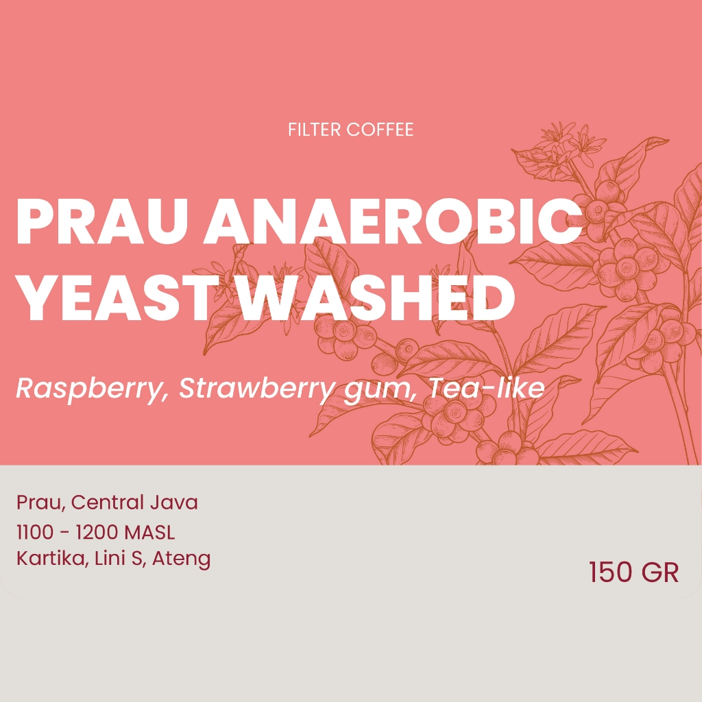 

Arabika Prau Anaerobic Yeast Washed 150 gr