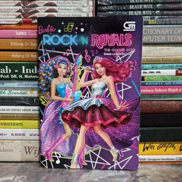 Majalah Original Barbie in ROCK N ROYALS Bekas
