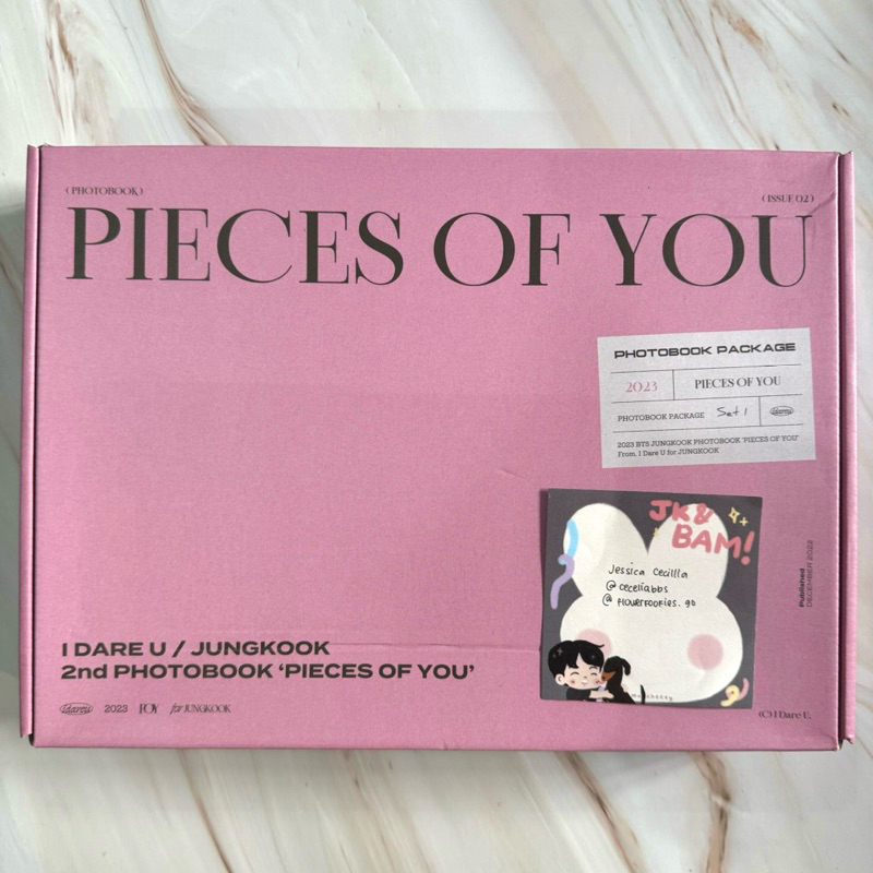 JUNGKOOK FANSITE I DARE U JK SEASON GREETINGS CALENDAR PHOTOBOOK SET