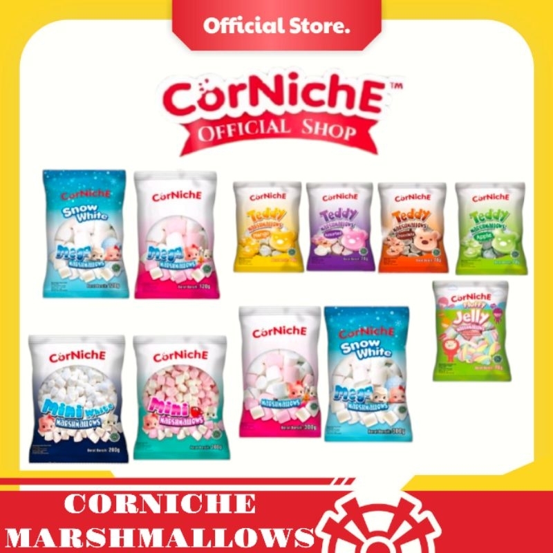 

CORNICHE MARSHMALLOWS 200Gram