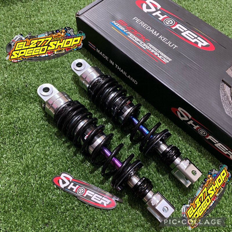 SHOCKBREAKER SHAFER 001 ORIGINAL SHOCK SH@FER KLIK REBOUND BEBEK UK 280mm NOUVO AEROX  F1zr JUPITER 