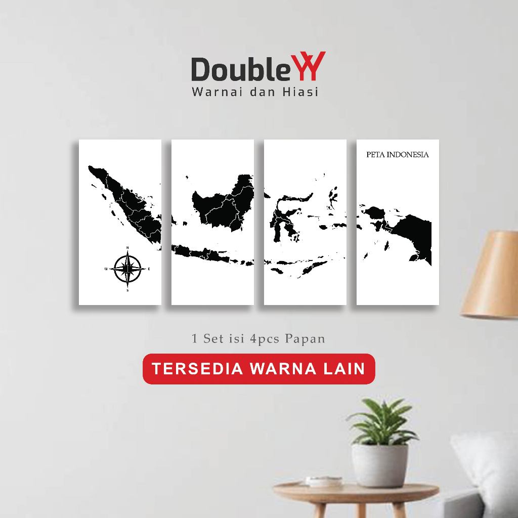 Hiasan Dinding Dekorasi Kamar Wall Decor Peta Indonesia Aesthetic
