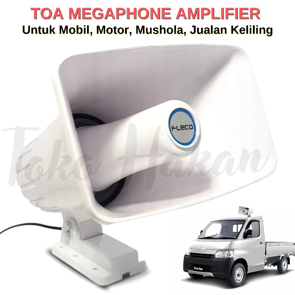 Toa Speaker Pengeras Suara Kabel 20Watt - Toa Pengeras Suara Jumbo Fleco Hw-508 - Megaphone Audio Am