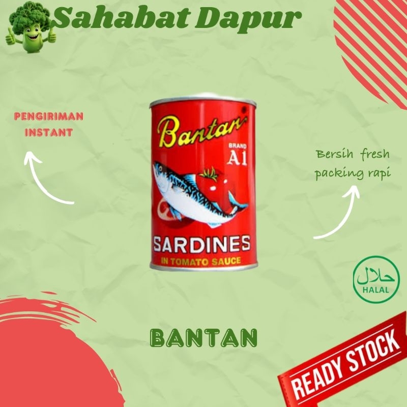 

Bantan Sarden kaleng 155g - Sayuran segar - Sahabat dapur Delivery