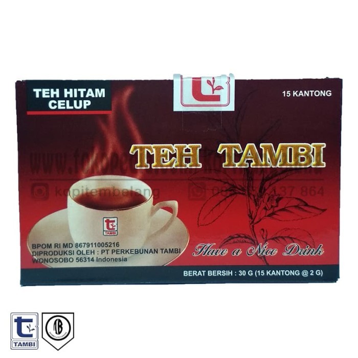 

TEH TAMBI CELUP ISI 15 SUPER TEH