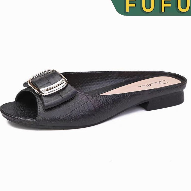 Paling Dicari FUFU Sandal Jalan  Wedges  Sandal Slop  Sandal Wanita