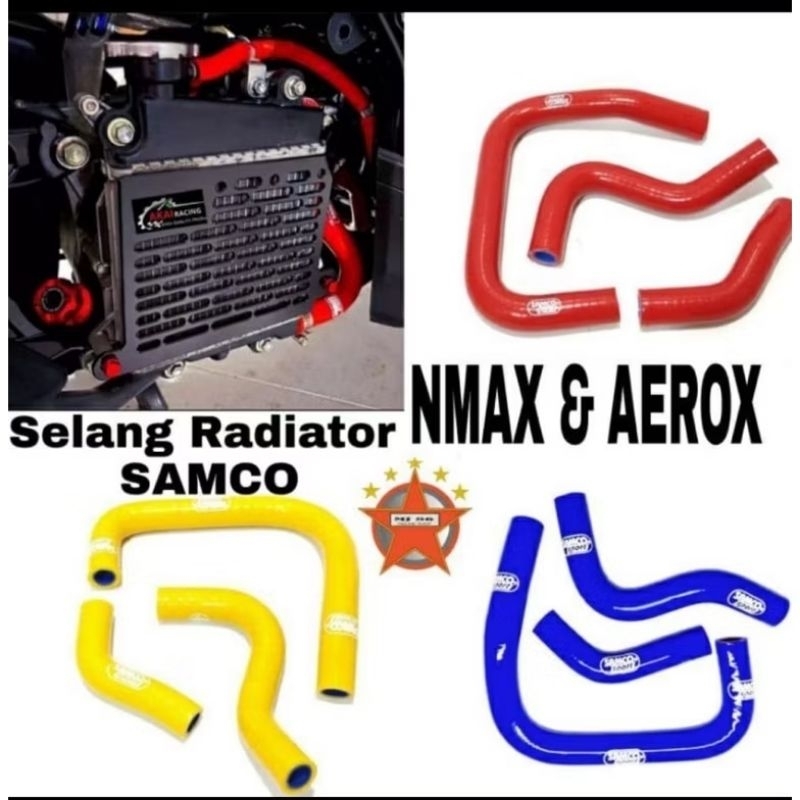 Selang Radiator SET Samco Sport Vario125 Vario150 PCX150 NMax Old New Aerox155 Old New