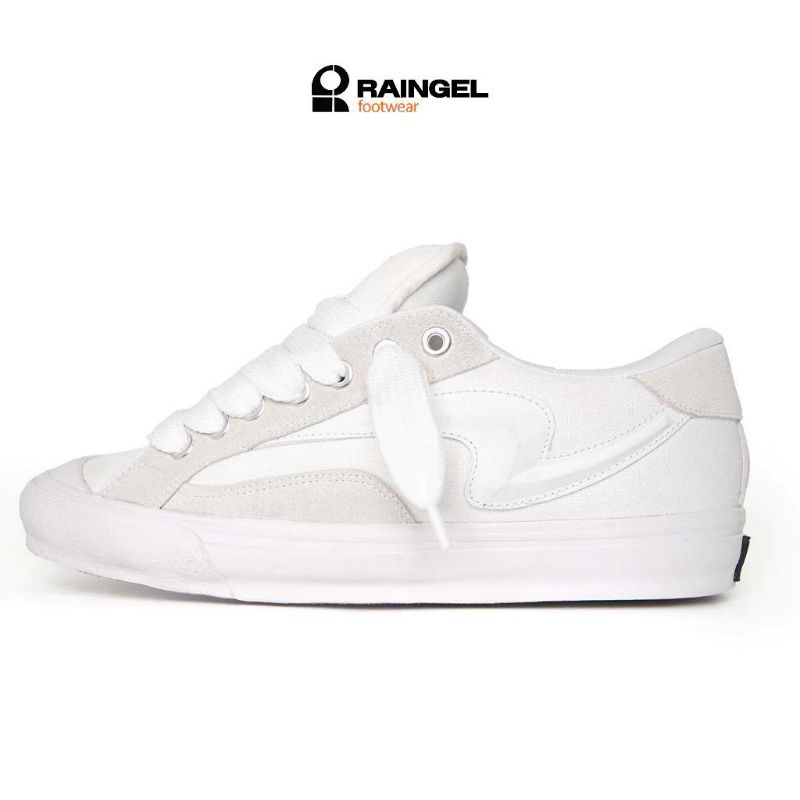 Raingel FOOTWEAR - BIGMAX Off White Sepatu Sneakers Kasual Pria Wanita Unisex