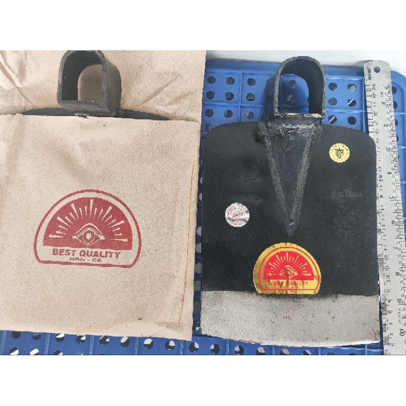 CANGKUL BAJA ASLI Cap Mata SNI, Anti Lengket, Cangkul Sawah, Pacul, Cangkul kebun [HBN MATA]