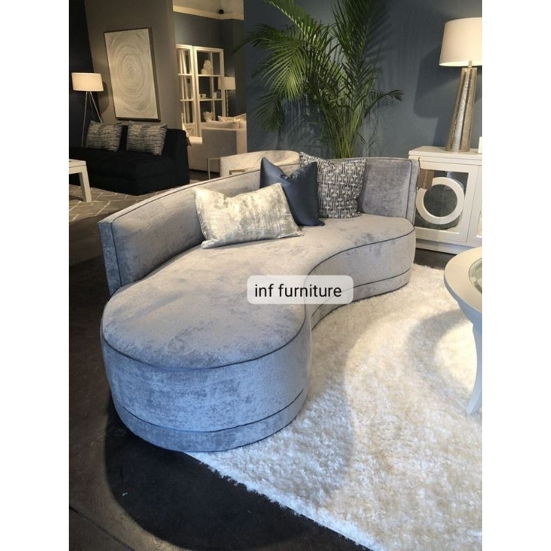 sofa lengkung sofa kacang sofa estetik sofa estetik untuk butik salon dan ruangan estetik sofa pisan