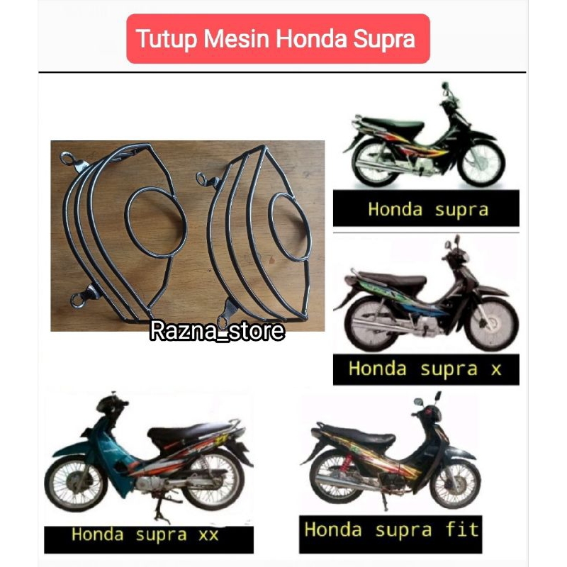 TUTUP / COVER / PELINDUNG MESIN HONDA SUPRA, SUPRA X, SUPRA FIT LAMA