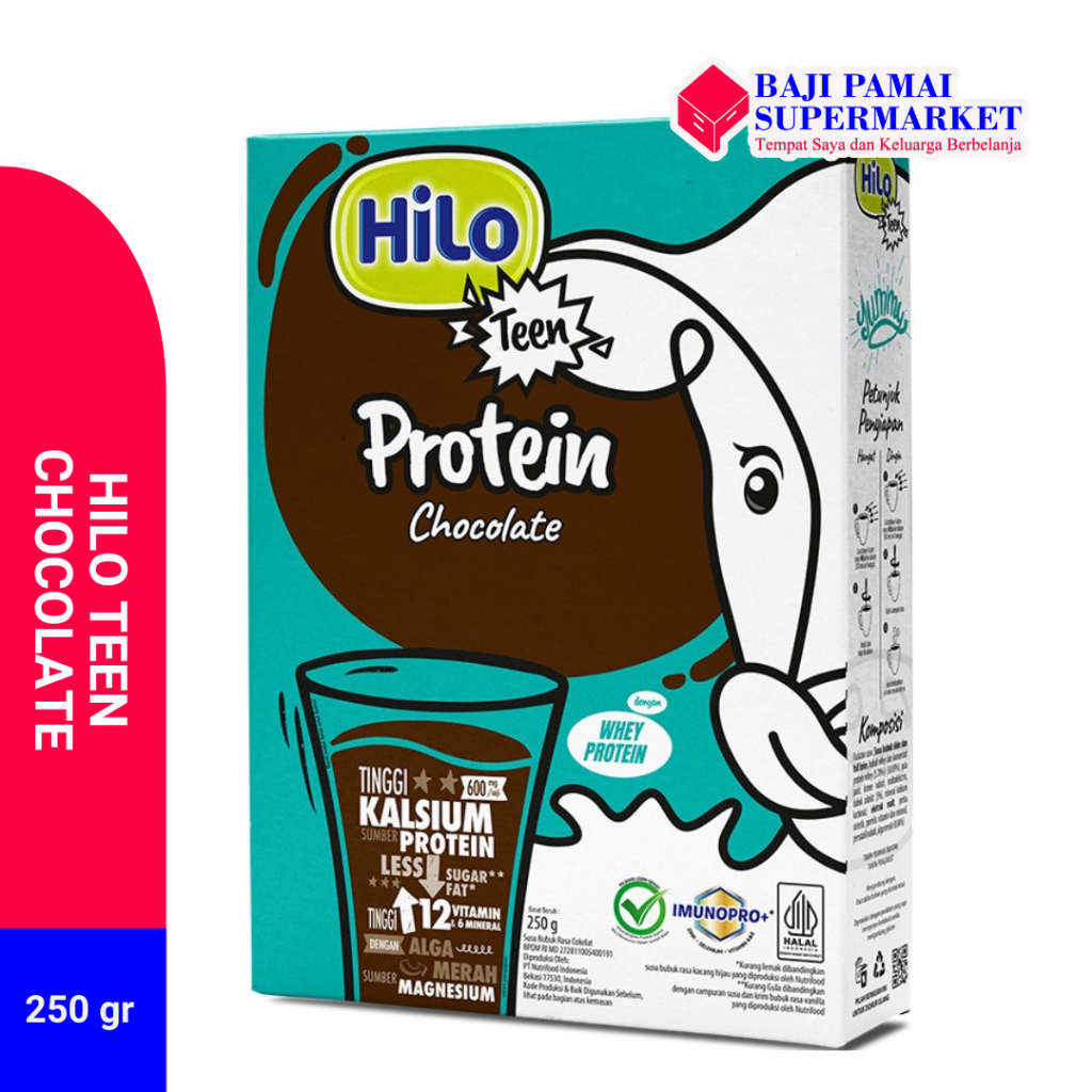 

HILO TEEN CHOCOLATE 250GR Cokelat Protein