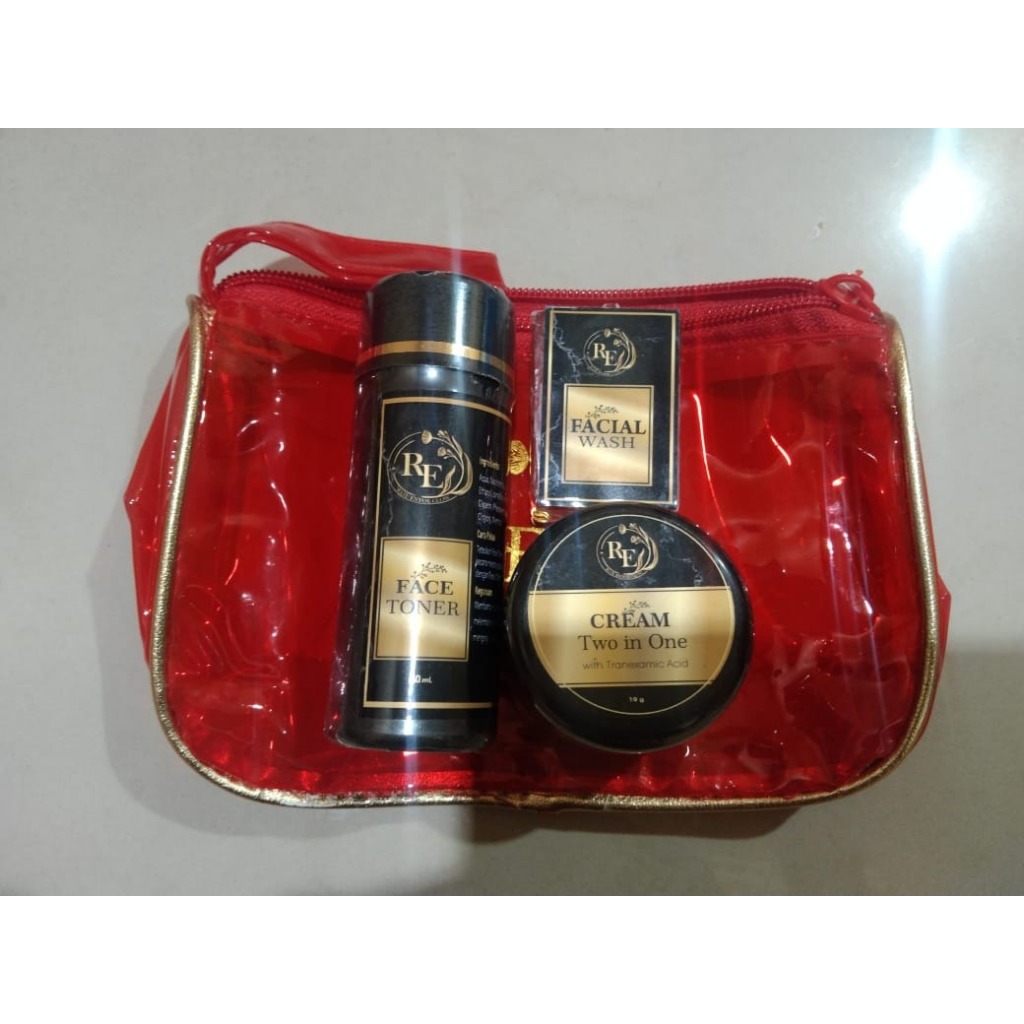 PAKET SKINCARE RATU ENTOK POUCH MERAH ORIGINAL