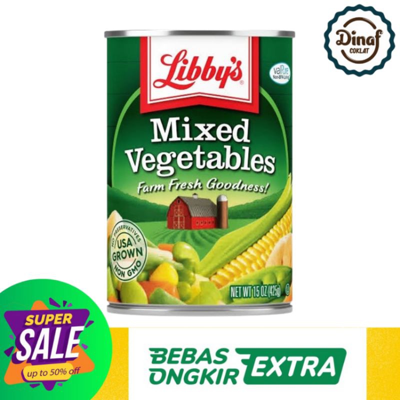 

Libby's - Mixed Vegetables / Sayur Dalam Kaleng 425 Gr