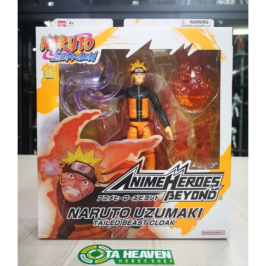 BANDAI Anime Heroes Beyond Naruto - Uzumaki Naruto - Tailed Beast Cloak
