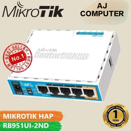 Mikrotik Router RB951Ui-2nD (hAP) / RB 951Ui-2nD (hAP), RB951ui
