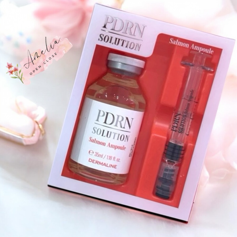 Dermaline PDRN Solution 35 ml DNA SALMON 10000 ppm Serum Korea Mencerahkan Klinik Kecantikan