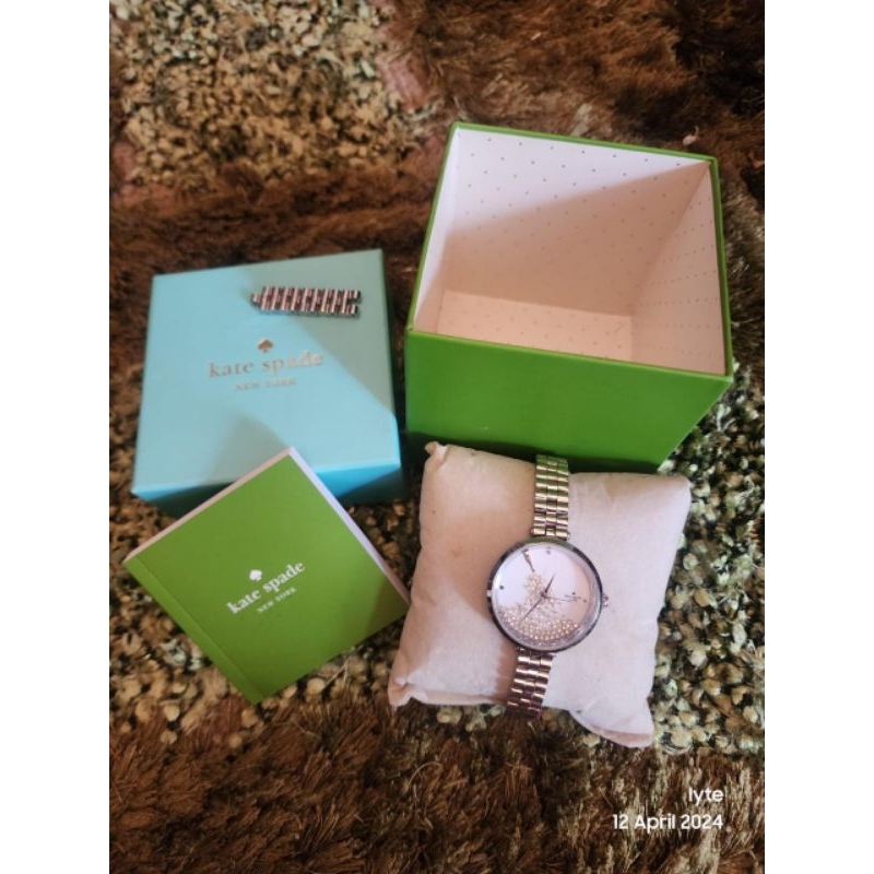 jam tangan Kate Spade second/preloved/bekas